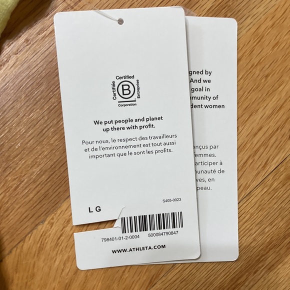 Athleta Breezy Twist Tank L Honeysuckle Yellow - Picture 3 of 8